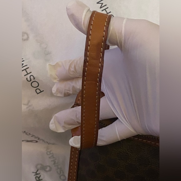 CELINE Vintage Brown Macadam M92 Wristlet/Clutch bag - Picture 14 of 14